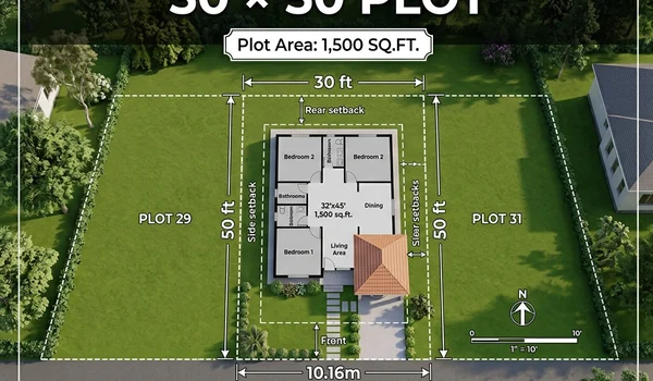 30 by 50 residential villa plot of 1,500 sq.ft. at Prestige IVC Road, Devanahalli