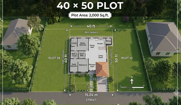 40 by 50 residential villa plot of 2,000 sq.ft. at Prestige IVC Road, Devanahalli