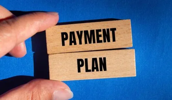 Prestige IVC Road Payment Plan — Structure Awaited from Developer Payment plan blocks representing milestone-based payment structures for a plotted development